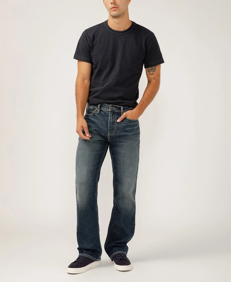 Silver Jeans Co. Men's Craig Classic Fit Bootcut Luxe Heritage