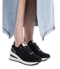 Women's Wedge Lace-Up Sneakers By Xti