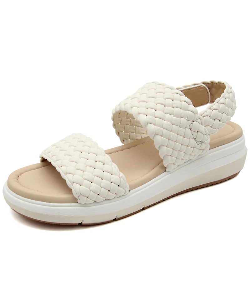 Jbu Women's Leila Wedge Sandal