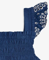 On 34th Toddler Girls Mommy & Me Cotton Eyelet Smocked Flutter-Sleeve Dress, Exclusively at Macy's