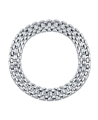 Bling Jewelry Traditional Jewelry Set Panther Link Chain Collar Necklace Gold Silver Plated 1518 Inch