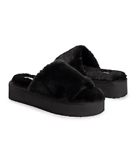 Muk Luks Women's Platform Slide Slipper