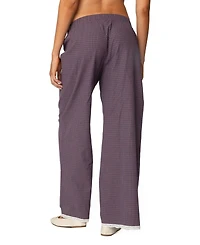 Edikted Womens Dakota Plaid Pants