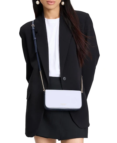 kate spade new york Devin Saffiano Leather Flap Chain Wallet