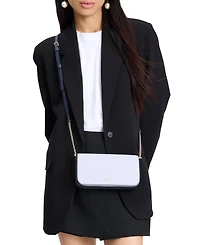 kate spade new york Devin Saffiano Leather Flap Chain Wallet