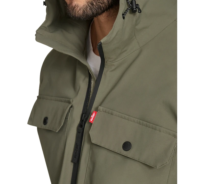 Levi's Men's Hooded Rain Jacket