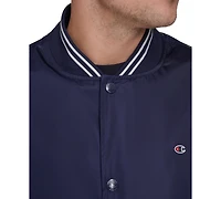 Champion Men's Varsity Stripe Bomber Jacket