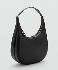 Mango Women's Leather Effect Shoulder Bag