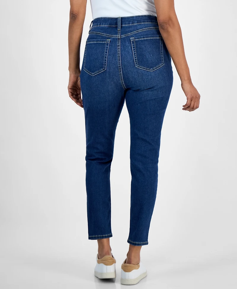 Style & Co Women's Mid-Rise Curvy Skinny Jeans, Created for Macy's