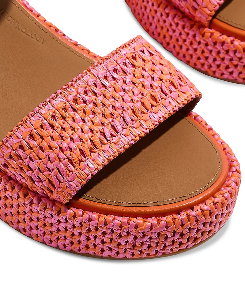 FitFlop Women's Platform Woven Wedge Sandals