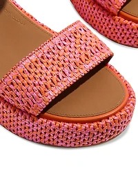 FitFlop Women's Platform Woven Wedge Sandals