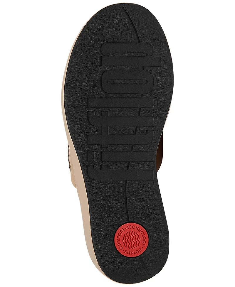 FitFlop Women's Flatforms Wedge Toe-Post Sandals