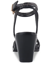 Giani Bernini Women's Renaee Block Heel Woven Strappy Dress Sandals, Created for Macy's