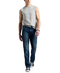 Men's Sleeveless Crew Neck Relaxed Tank Top