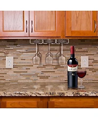 Sorbus Under Cabinet Wine Glass Rack and Stemware Holder
