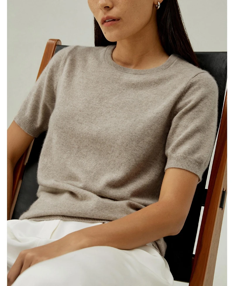 Lilysilk Women's Crew Neck Basic Knit Top