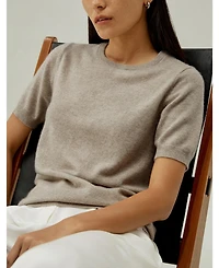 Lilysilk Women's Crew Neck Basic Knit Top