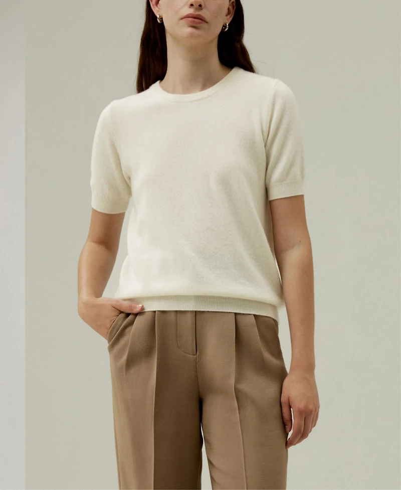 Lilysilk Women's Crew Neck Basic Knit Top