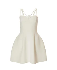 Quiz Women's Mini Scuba Foam Dress With Trailing Floral Trim