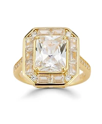 Rachel Zoe Sterling Silver Cocktail Engagement Ring