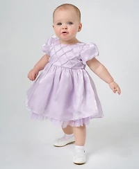 Rare Editions Baby Girls Shimmer Organza Social Dress