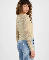 Guess Women's Nellie Metallic Cardigan