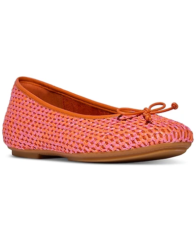 FitFlop Women's Delicato Bow Woven Ballet Flats