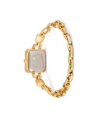 Jessica Carlyle Women's Shiny Gold Metal Alloy Analog Watch, 16mm
