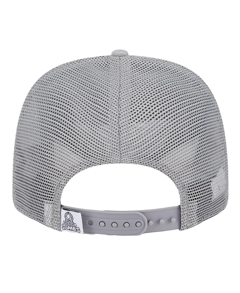 New Era Men's Gray Kansas City Chiefs 2025 Pro Bowl 9SEVENTY Stretch-Snap Hat