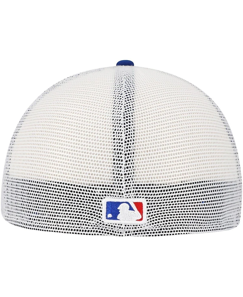 New Era Men's Royal Toronto Blue Jays Team Color 59FIFTY Trucker Fitted Hat