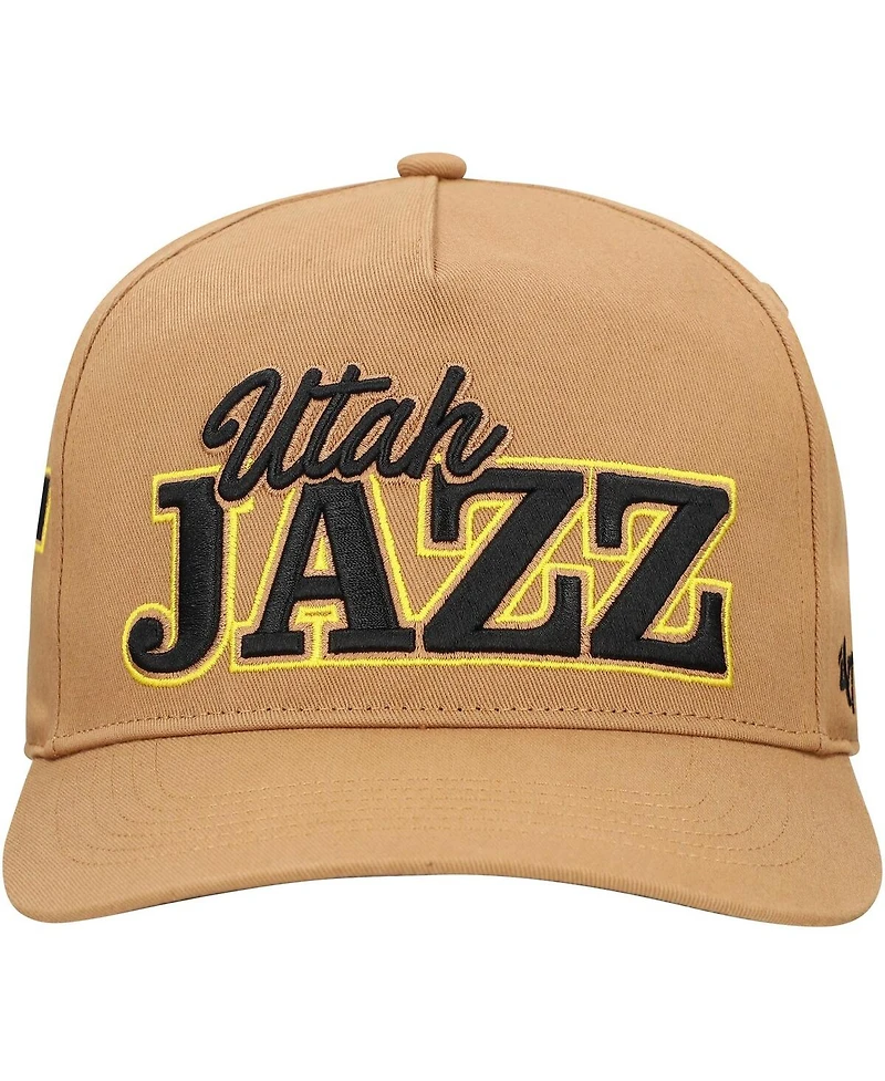 '47 Brand Men's Tan Utah Jazz Barnes Hitch Adjustable Hat