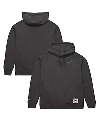 Mitchell & Ness Women's Gray Philadelphia Eagles Funnel Neck Pullover Hoodie