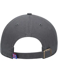 '47 Brand Men's Charcoal Kansas Jayhawks Vintage Clean Up Adjustable Hat