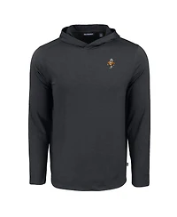 Cutter & Buck Men's Black Tennessee Volunteers Coastline Epic Comfort Eco Long Sleeve Hoodie T-Shirt