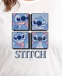 Hybrid Apparel Trendy Plus Lilo and Stitch Core Graphic Crew Neck T-Shirt