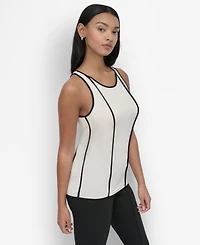 Dkny Petite Contrast Trim Tank Top