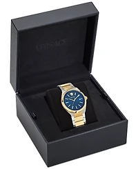 Versace Women's Swiss V-Auria Two-Tone Stainless Steel Bracelet Watch 39mm