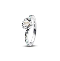 Pandora Disney Princess Ariel Shell Treated Cultured Pearl Ring