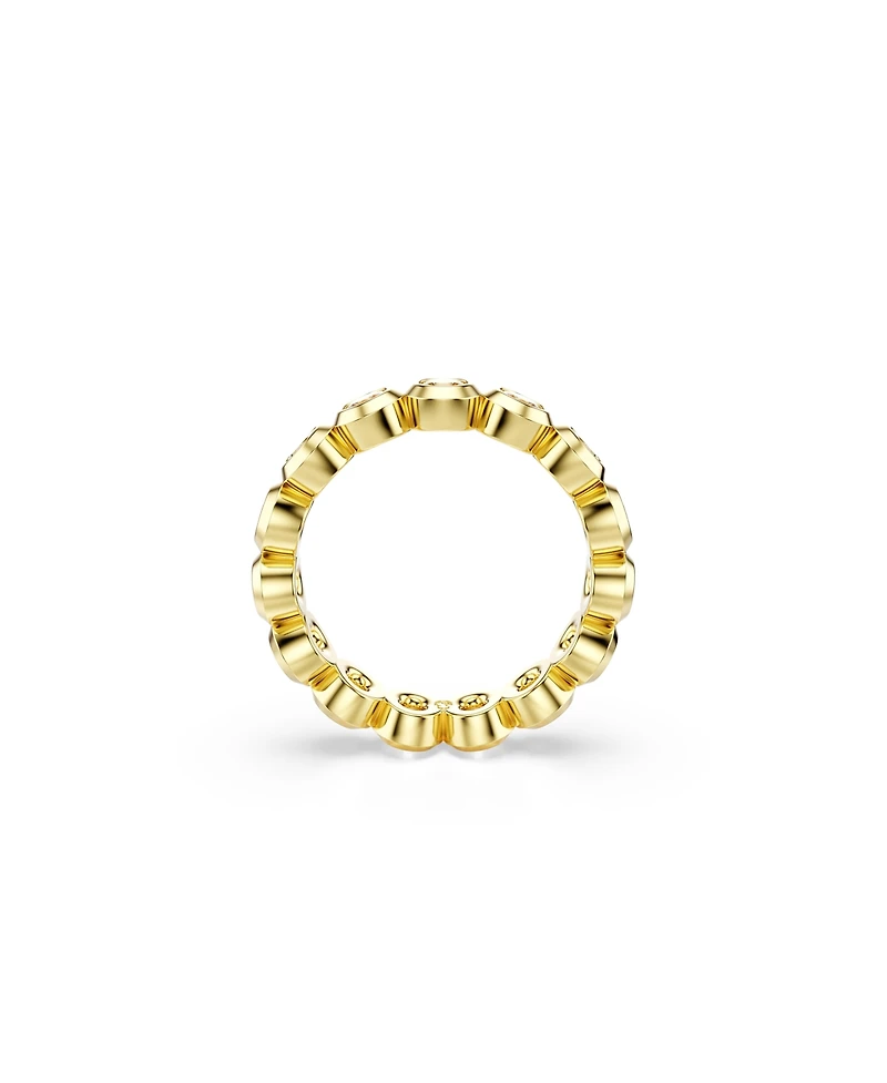 Swarovski Imber Gold-Tone Plated Round Cut Ring