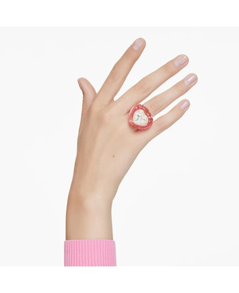 Swarovski Dulcis Heart Cocktail Ring