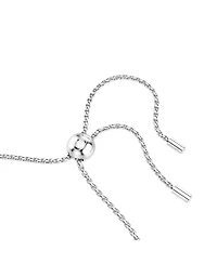 Swarovski Matrix Round Cut White Rhodium Plated Tennis Bracelet
