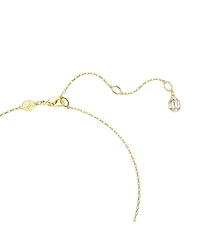 Swarovski Idyllia Mixed Cuts Pave Butterfly Multicolored Mixed Metal Finish Pendant Necklace