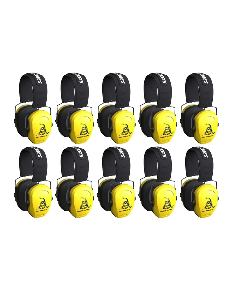 Walker's Razor Slim Passive Earmuffs, Don't Tread On Me (10 Pack)