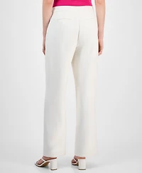 T Tahari Women's High-Rise Wide-Leg Pants