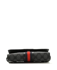 Pre-Owned Balenciaga x Gucci The Hacker Wallet on Strap Bb Coated Canvas