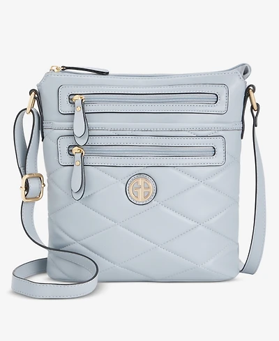 Giani Bernini Small Quilted North South Crossbody, Exclusively at Macy's