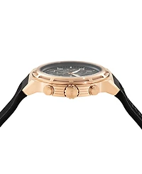 Ferragamo Men's Swiss Chronograph Sport Black Silicone Strap Watch 44mm