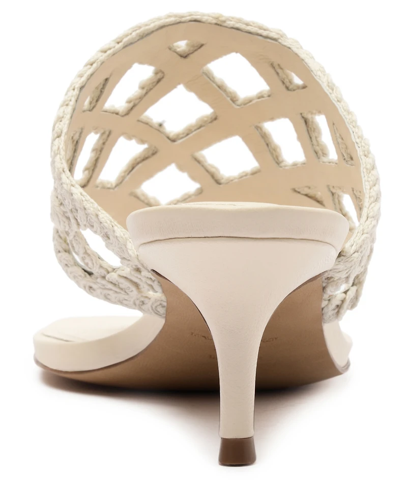 Arezzo Women's Brie Mid Stiletto Slip-On Sandals