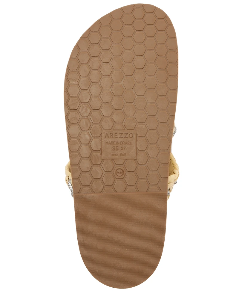 Arezzo Women's Mila Slip-On Flatform Sandals
