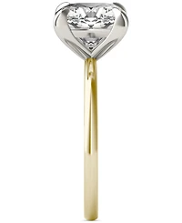 Charles & Colvard Classic Basket Solitaire Engagement Ring (2-3/4 ct. t.w.) Two-Tone 14k Gold